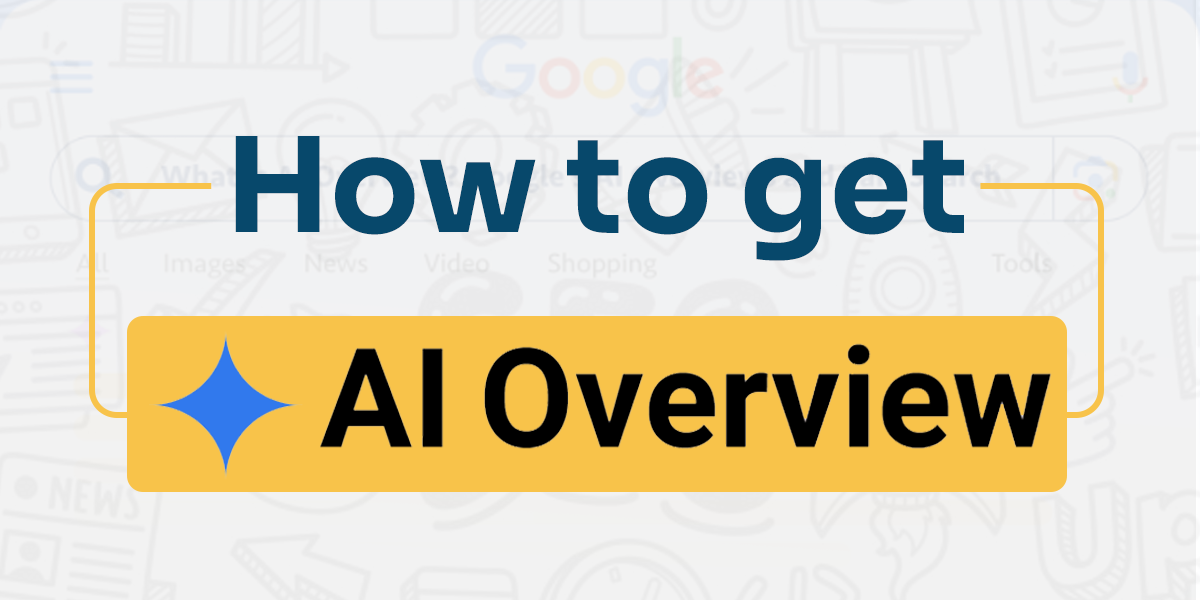 how to get ai overview